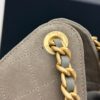 sy_no_18BC7D26DADEE472994B0BA0B9FEA72B_5 Chanel 25C Small Hobo Bag – Suede & Calfskin Leather with Gold Hardware (Matte Gray)