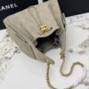 sy_no_18BC7D26DADEE472994B0BA0B9FEA72B_6 Chanel 25C Small Hobo Bag – Suede & Calfskin Leather with Gold Hardware (Matte Gray)