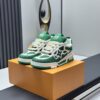 Green & White Retro Skate Sneakers