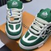 Green & White Retro Skate Sneakers