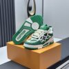 Green & White Retro Skate Sneakers