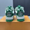 Green & White Retro Skate Sneakers
