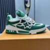 Green & White Retro Skate Sneakers