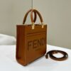 Fendi Sunshine Mini Tote Bag – Brown