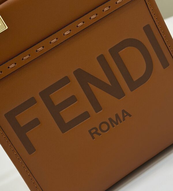 Fendi Sunshine Mini Tote Bag – Brown