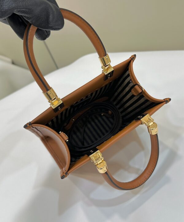 Fendi Sunshine Mini Tote Bag – Brown