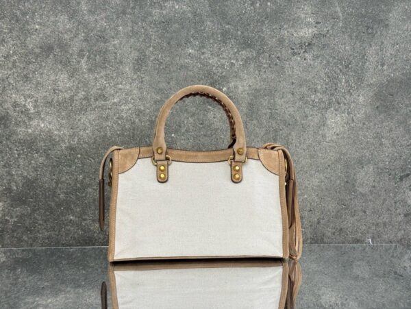 sy_no_19EAB64301947B3006A8DB39630C8C11_1 Balenciaga Le City Medium Canvas Motorcycle Bag