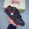 sy_no_19F333D0B114599B521B3396C295FED7_0 Nike Dunk Low Custom x Stüssy “Black / Burgundy” Sneakers