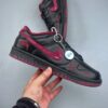 sy_no_19F333D0B114599B521B3396C295FED7_3 Nike Dunk Low Custom x Stüssy “Black / Burgundy” Sneakers