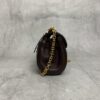 sy_no_1AC760849A8D20E53455D43CB051CE46_3 Miu Miu Matelassé Ruched Leather Flap Shoulder / Crossbody Bag — Heather Brown