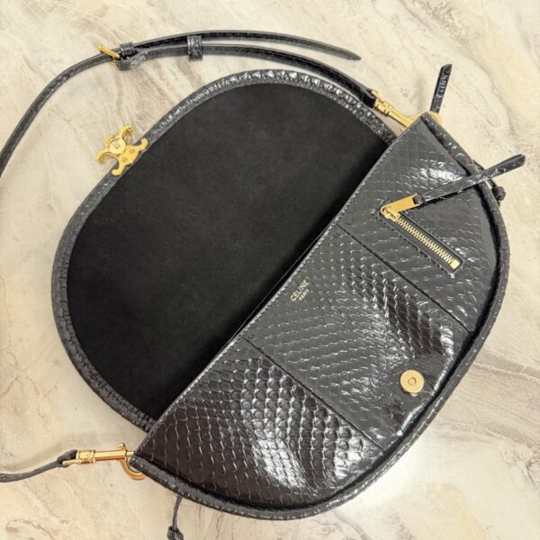 sy_no_1B3B98B43A19242E49F7EE7FF39083F0_5 Halfmoon Small Shoulder Bag – Black Snakeskin