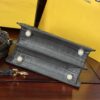 sy_no_1B485795B6BE0281FAF3466638965DE1_3 Fendi Peekaboo Crocodile-Embossed Leather Bag – Dark Gray