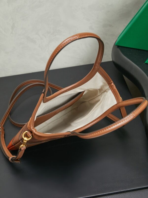 sy_no_1B9EB9D92968138D1E61D7F35865EF4D_4 Miu Miu Spring/Summer Mixed-Material Mini Tote Bag – Brown.