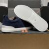 sy_no_1BD4C188994D8D30E91C1113F323B3B9_6 Navy Suede Triple-Cross Slip-On Casual Shoes