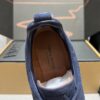 sy_no_1BD4C188994D8D30E91C1113F323B3B9_8 Navy Suede Triple-Cross Slip-On Casual Shoes