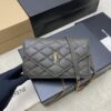 YSL Becky Quilted Chain Bag – Black & Moss Green
