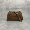 sy_no_1EAFC6C1DE24CCDA9A7E5ABF9E0E77FE_1 Caramel Matelassé Flap Shoulder / Crossbody Bag