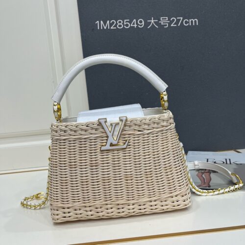 Capucines BB Handbag – Rattan Collection