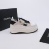 sy_no_1F247F228B3953B93D8607AF14ED29A1_6 Cream, Light Grey & Black Suede Platform Sneakers
