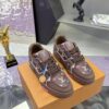 sy_no_211CB74F14F48A2D8C5819ADC673BA13_0 Louis Vuitton LV Trainer Maxi Deep Brown & Multicolor Monogram Sneakers