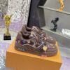 sy_no_211CB74F14F48A2D8C5819ADC673BA13_1 Louis Vuitton LV Trainer Maxi Deep Brown & Multicolor Monogram Sneakers