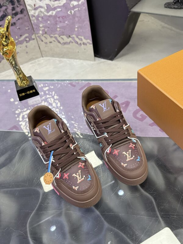 sy_no_211CB74F14F48A2D8C5819ADC673BA13_3 Louis Vuitton LV Trainer Maxi Deep Brown & Multicolor Monogram Sneakers