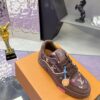 sy_no_211CB74F14F48A2D8C5819ADC673BA13_4 Louis Vuitton LV Trainer Maxi Deep Brown & Multicolor Monogram Sneakers