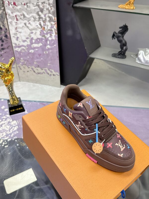 sy_no_211CB74F14F48A2D8C5819ADC673BA13_4 Louis Vuitton LV Trainer Maxi Deep Brown & Multicolor Monogram Sneakers