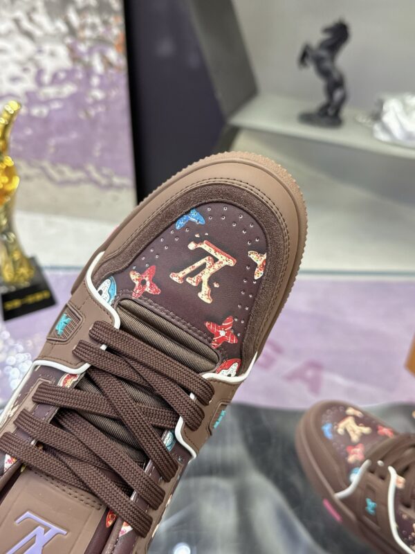 sy_no_211CB74F14F48A2D8C5819ADC673BA13_5 Louis Vuitton LV Trainer Maxi Deep Brown & Multicolor Monogram Sneakers