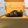 sy_no_214894756FD64C56D955F30EEC8BD13A_4 Louis Vuitton Sneakerina Monogram Canvas & Black Mesh Thin-Sole Sneakers