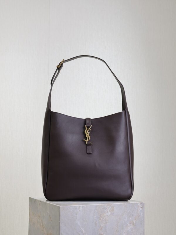 sy_no_21ACD095A72F529E791482C3CB3AF0A7_0 YSL Le 5 À 7 Large Hobo Bag – Brown