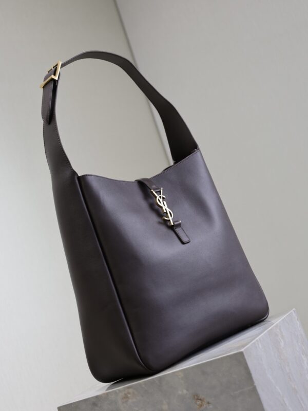 sy_no_21ACD095A72F529E791482C3CB3AF0A7_3 YSL Le 5 À 7 Large Hobo Bag – Brown