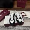 sy_no_21CB02F14890A04606235B99A25B5987_3 Gucci Re-Web Sneaker in Black & White Leather with Web Stripe