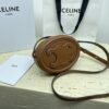 sy_no_2222614781C0794A9922930147CFEAF9_2 Brown Triomphe Small Oval Crossbody Bag