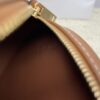 sy_no_2222614781C0794A9922930147CFEAF9_8 Brown Triomphe Small Oval Crossbody Bag