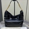 sy_no_22920A519A2D93E6F12D749A28921619_1 YSL Oil-Waxed Leather Chain Hobo Bag – Black & Gold