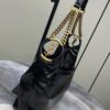 sy_no_22920A519A2D93E6F12D749A28921619_2 YSL Oil-Waxed Leather Chain Hobo Bag – Black & Gold