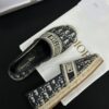 sy_no_2375D9CADD8BDA044A22FA1F0A6B9CFD_3 Dior Granville Espadrille Sneakers in Navy Blue Oblique