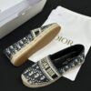 sy_no_2375D9CADD8BDA044A22FA1F0A6B9CFD_4 Dior Granville Espadrille Sneakers in Navy Blue Oblique