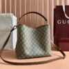 sy_no_23A0432E175D1F04960AA8DC07C1C1E2_1 GG Emblem Small Shoulder Bag – Beige & Dark Brown GG Coated Canvas