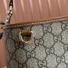sy_no_23A0432E175D1F04960AA8DC07C1C1E2_5 GG Emblem Small Shoulder Bag – Beige & Dark Brown GG Coated Canvas