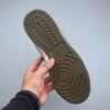 sy_no_2405F6084491558BF7D7B5AE443A48B4_7 Nike Dunk Low Custom “Grey Brown / Cloud Wave” Sneakers