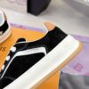 sy_no_247A454D5A4F2D7DDC823524A28E8222_8 Louis Vuitton LV Groovy Black Suede & Caramel Gum Sole Chunky Skate Sneakers