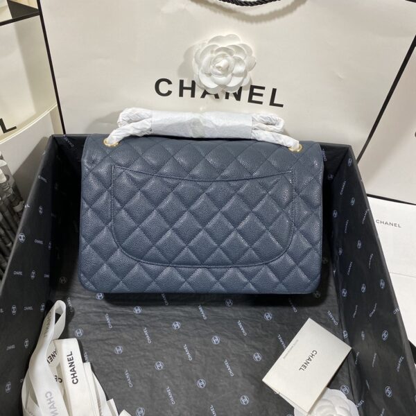 sy_no_24B08C783DC5AF557F29269F852A2DCA_1 Chanel CF Series 1113 Royal Blue Caviar-Grained Imported Calfskin Shoulder/Handbag