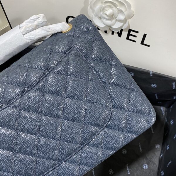sy_no_24B08C783DC5AF557F29269F852A2DCA_5 Chanel CF Series 1113 Royal Blue Caviar-Grained Imported Calfskin Shoulder/Handbag