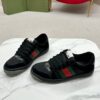 Gucci Screener Black Suede and GG Canvas Sneaker – Black / GG Monogram
