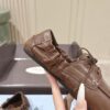 sy_no_253C4C796328B0ADA02560C37993BD30_5 Brown & Dark Brown Nappa Leather Lace-Up Loafers