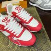 sy_no_261529DA9E47C9804A44C24542788445_2 Louis Vuitton Run Away Sneakers in Red & White