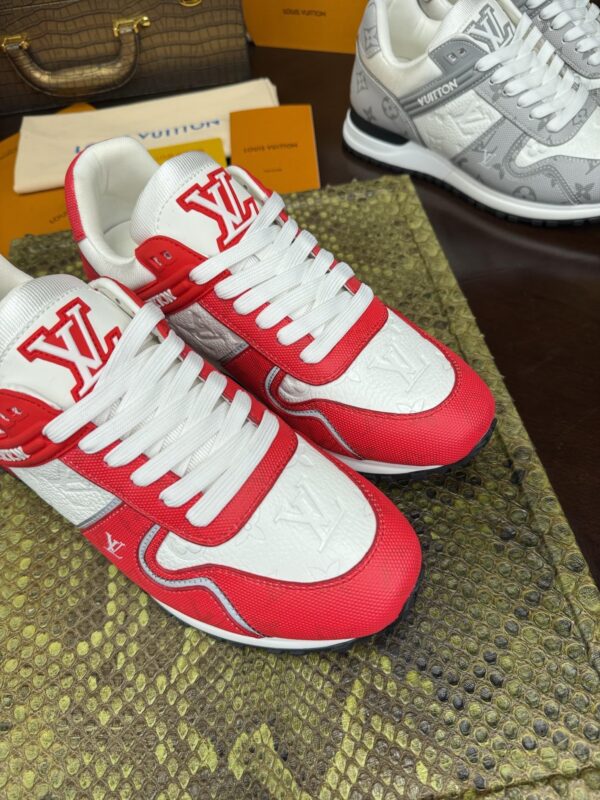 sy_no_261529DA9E47C9804A44C24542788445_2 Louis Vuitton Run Away Sneakers in Red & White