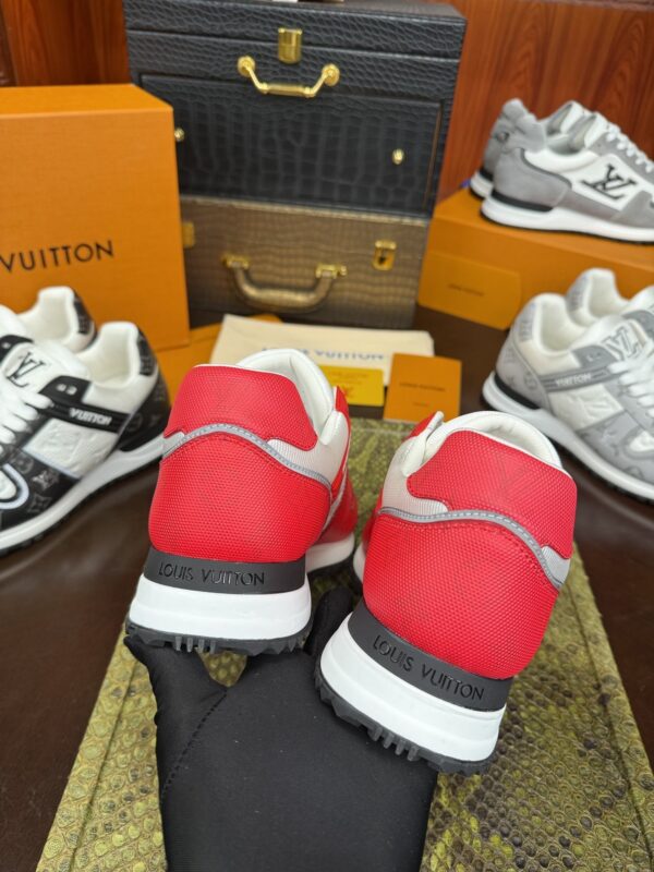 sy_no_261529DA9E47C9804A44C24542788445_5 Louis Vuitton Run Away Sneakers in Red & White